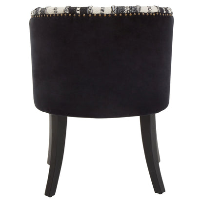 Granada Black and White Chair