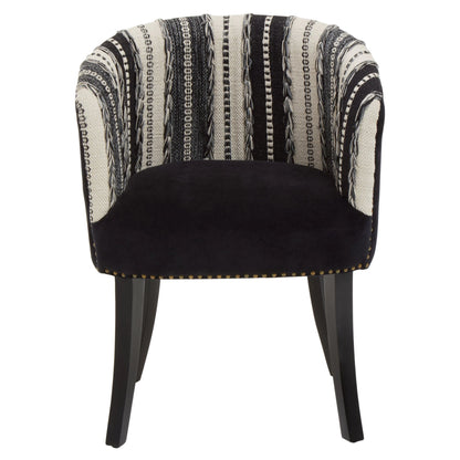 Granada Black and White Chair