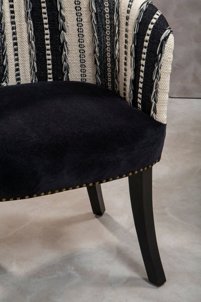 Granada Black and White Chair