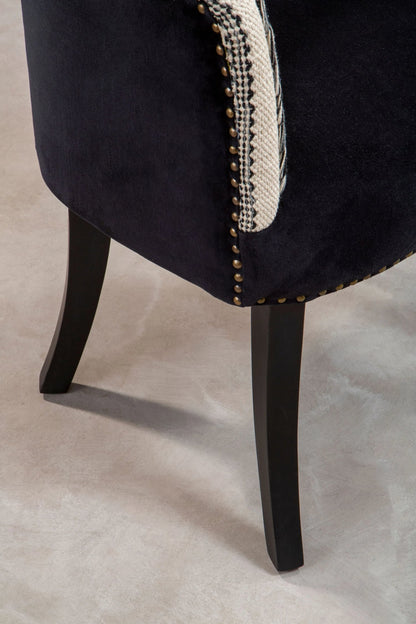 Granada Black and White Chair
