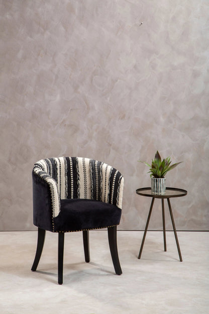 Granada Black and White Chair