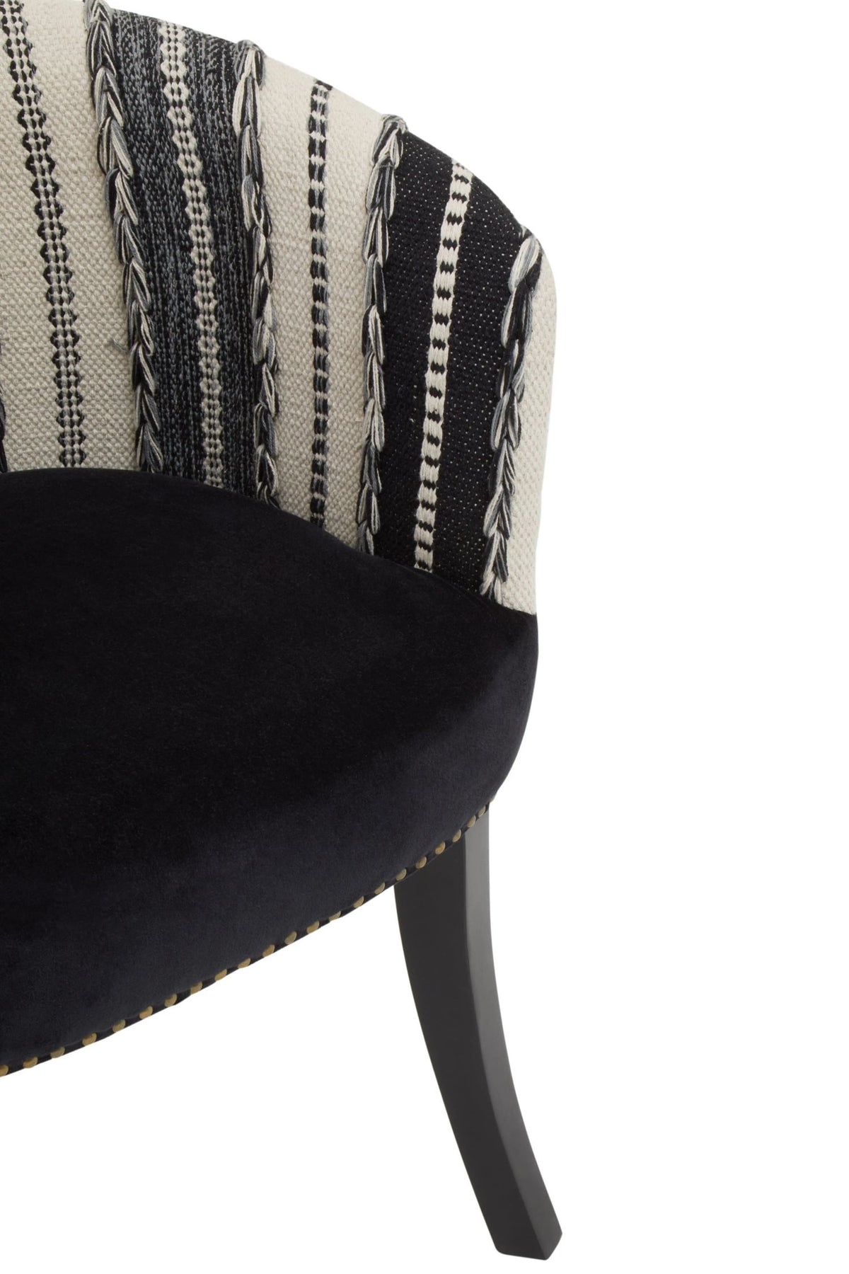 Granada Black and White Chair