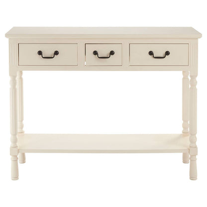 Savoy 3 Drawer Ivory Console Table