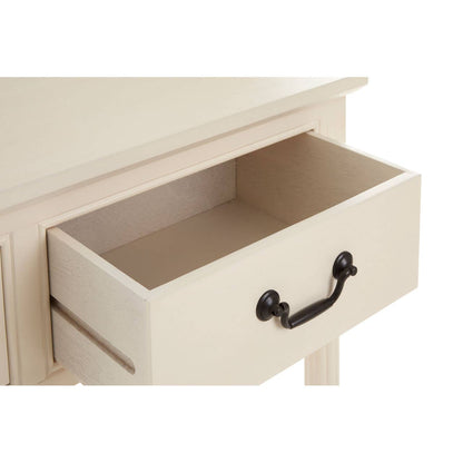 Savoy 3 Drawer Ivory Console Table