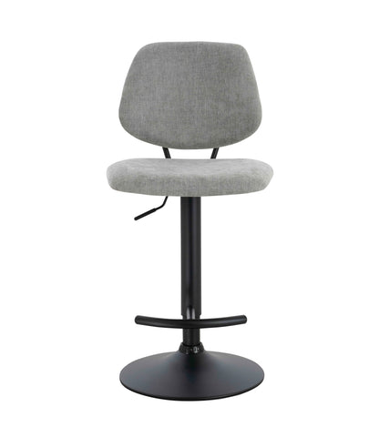 Chichester Set of 2 Textured Fabric Bar Chairs 