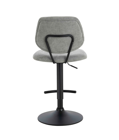 Chichester Set of 2 Textured Fabric Bar Chairs 