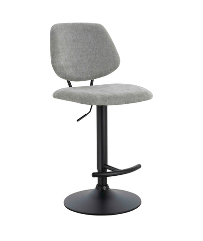 Chichester Set of 2 Textured Fabric Bar Chairs 