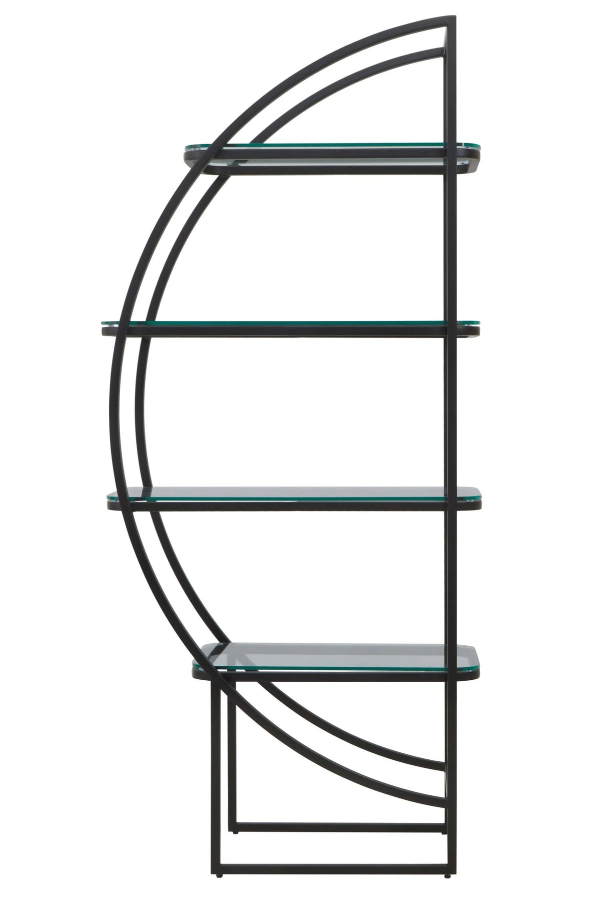 Valencia Half Moon 4 Tier Shelf Unit 