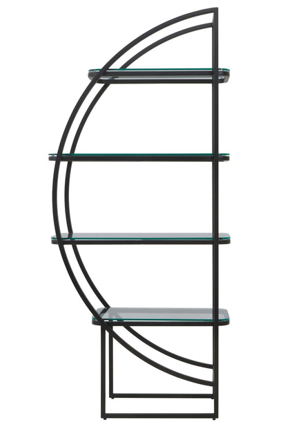 Valencia Half Moon 4 Tier Shelf Unit 