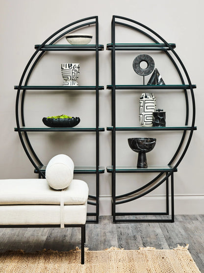 Valencia Half Moon 4 Tier Shelf Unit 