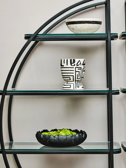 Valencia Half Moon 4 Tier Shelf Unit 