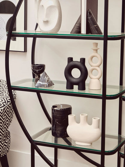 Valencia Half Moon 4 Tier Shelf Unit 