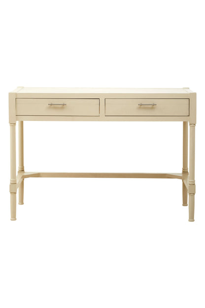 Savoy Ivory Wooden Desk with 2 Drawer