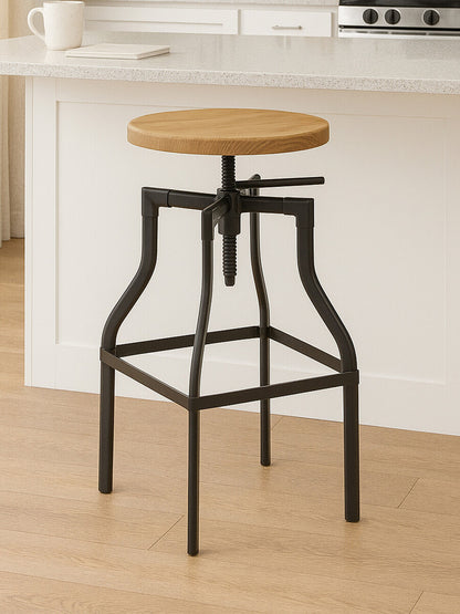 Belgravia Ash Seat Bar Stool