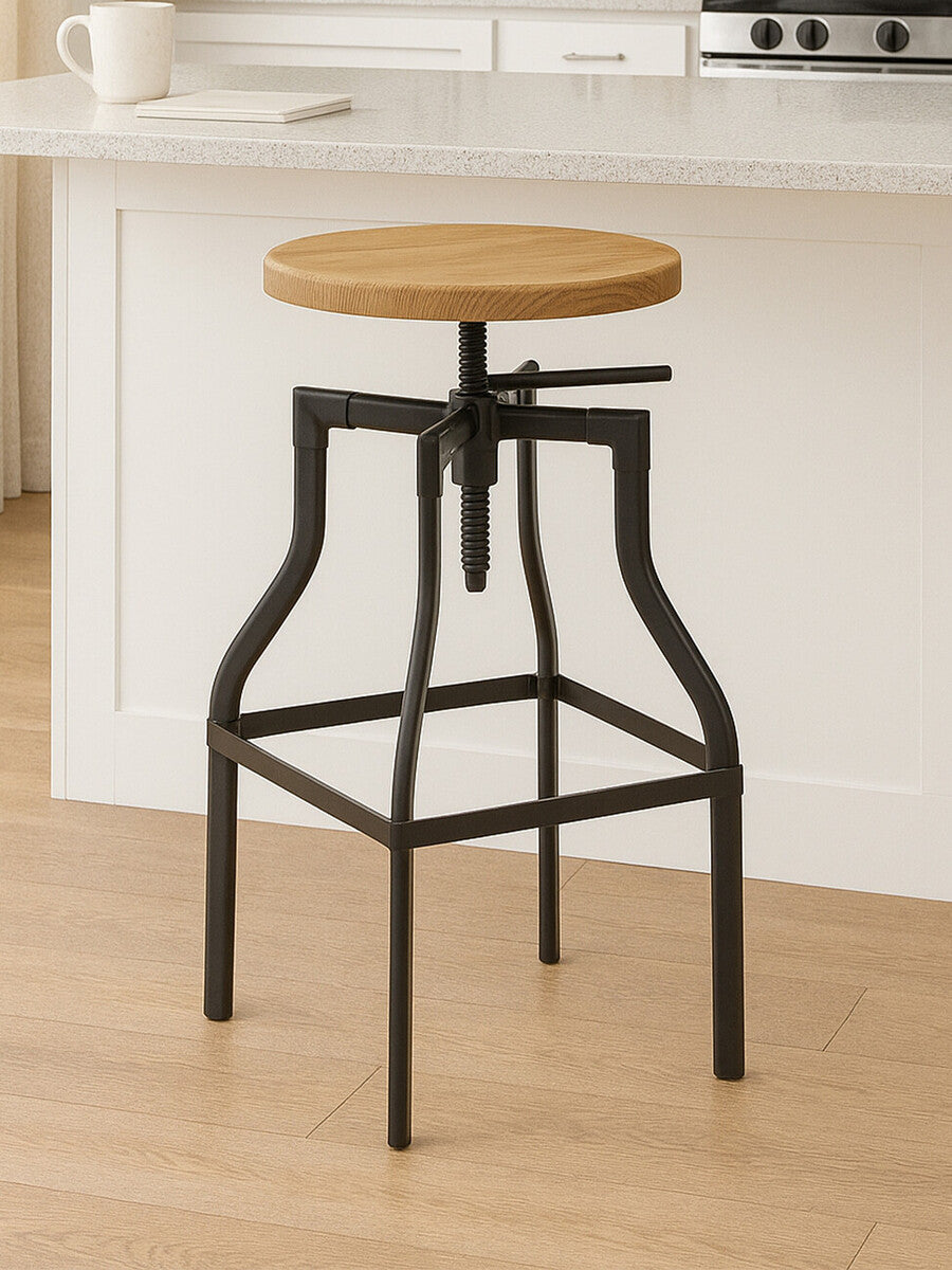 Belgravia Ash Seat Bar Stool