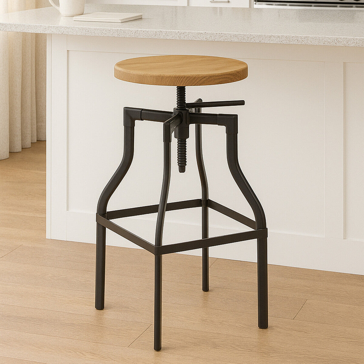 Belgravia Ash Seat Bar Stool