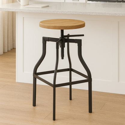 Belgravia Ash Seat Bar Stool