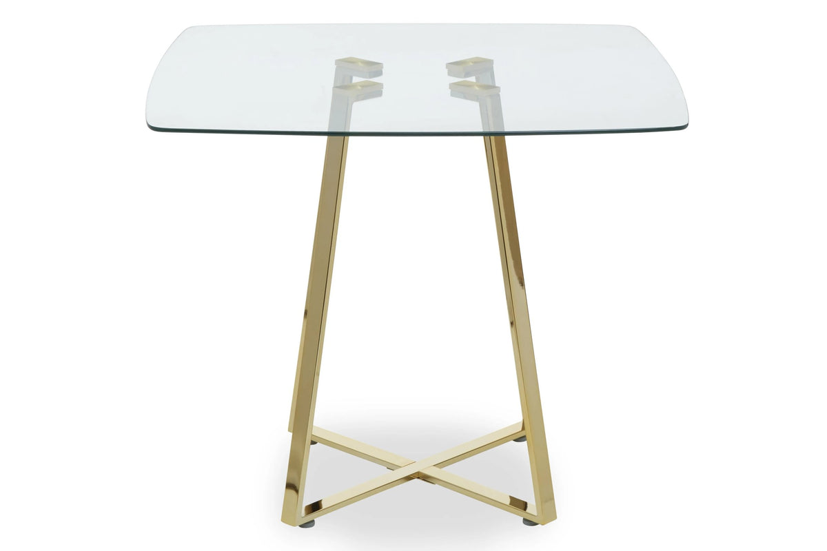 Halifax Square Glass Dining Table 