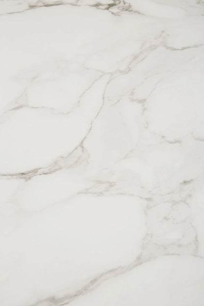 Carlton White Marble Effect Rectangular Dining Table