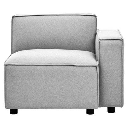 Marylebone Grey Fabric Modular Sofa (right-hand)