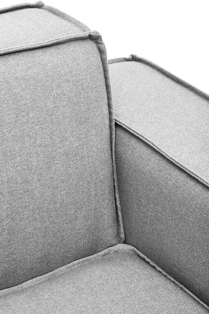 Marylebone Grey Fabric Modular Sofa (right-hand)