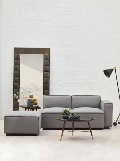 Marylebone Grey Fabric Modular Sofa (right-hand)