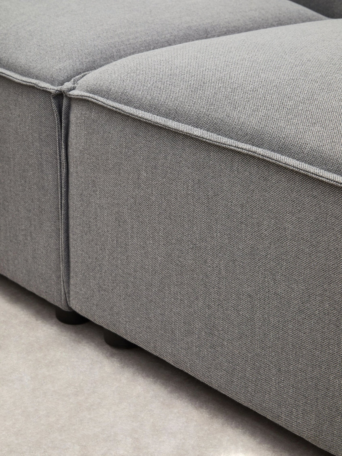 Marylebone Grey Fabric Modular Sofa (right-hand)