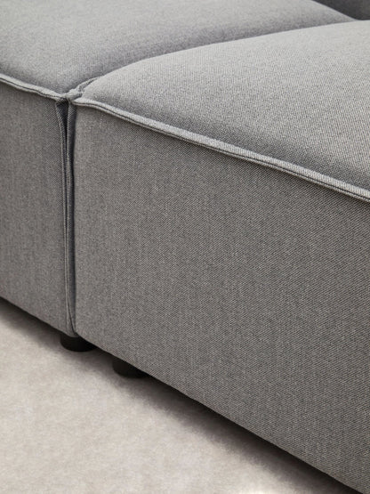 Marylebone Grey Fabric Modular Sofa (right-hand)