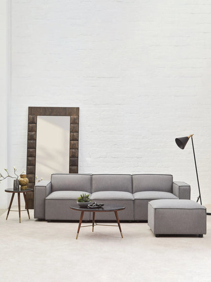 Marylebone Grey Fabric Modular Sofa (right-hand)