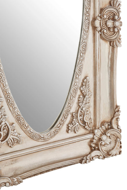 Turin Oval Border Full Length Wall Mirror 