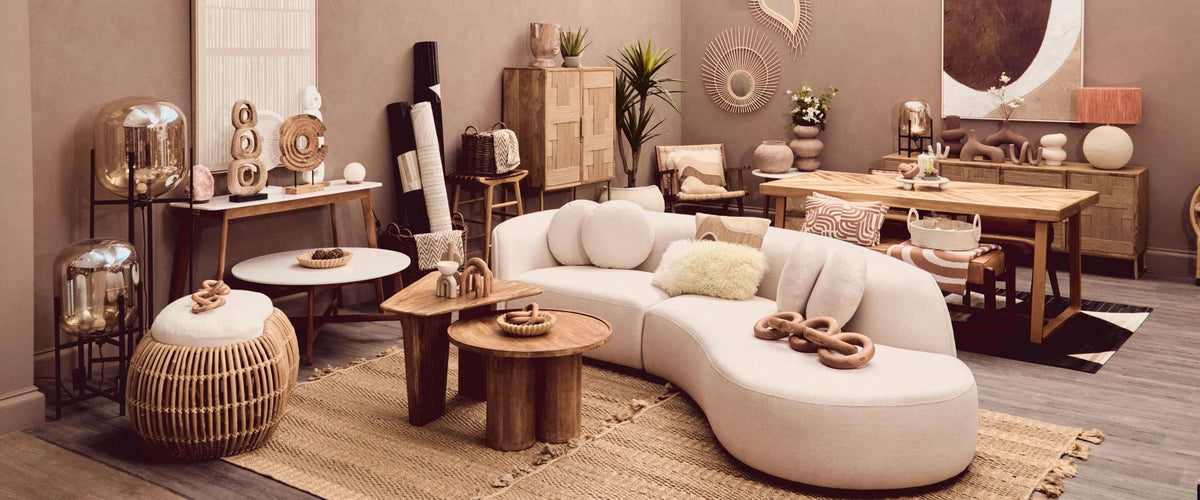 Mayfair Wood and Natural Rattan Armchair