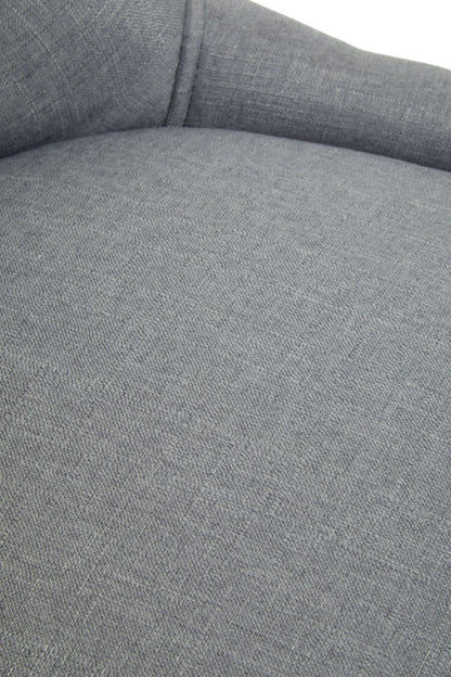 Woburn Grey Fabric and Chrome Base Home Office Chair