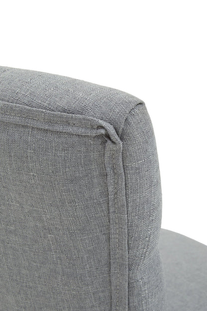 Woburn Grey Fabric and Chrome Base Home Office Chair