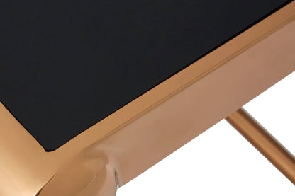 Porto Rose Gold Console Table