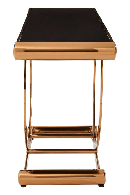 Porto Rose Gold Console Table