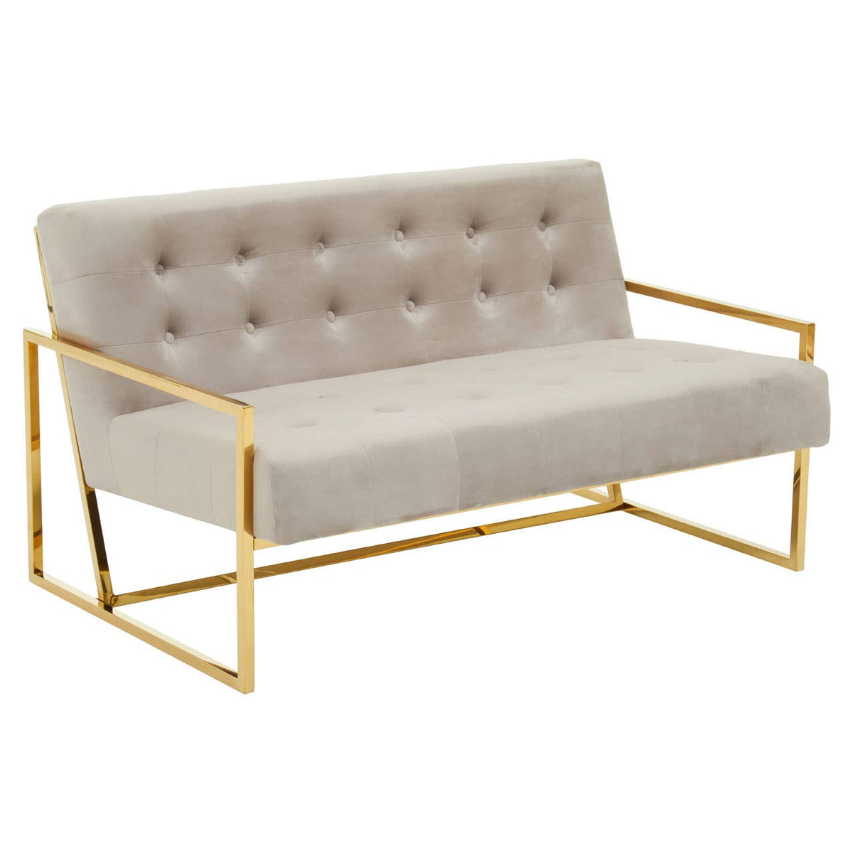 Devon Velvet Two Seat Sofa 