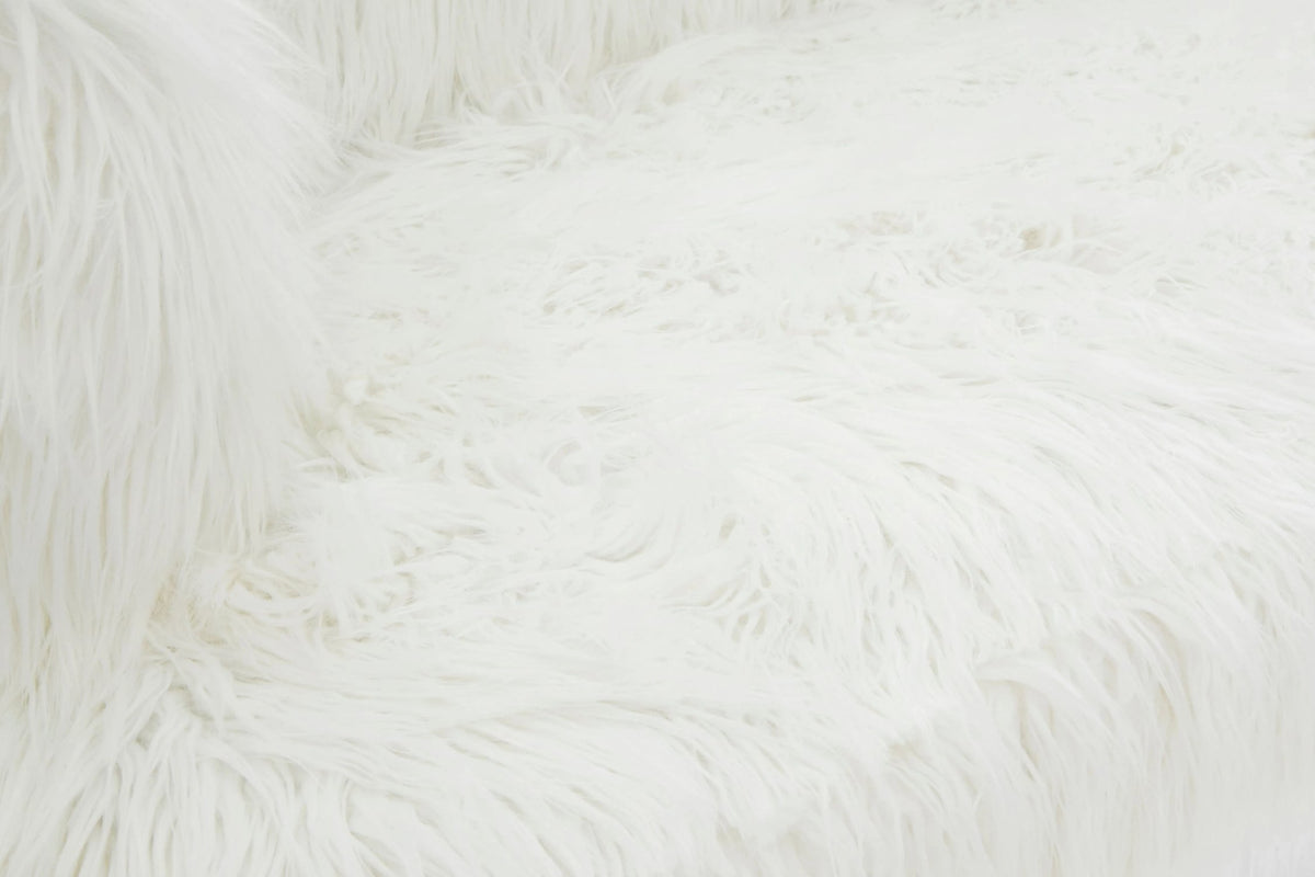 Sorrento Fur Effect 2 Seater Sofa with Gold Legs