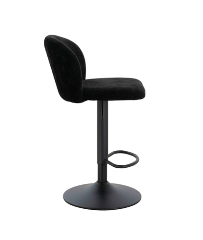 Chichester Set of 2 Textured Fabric Curved Bar Chairs 