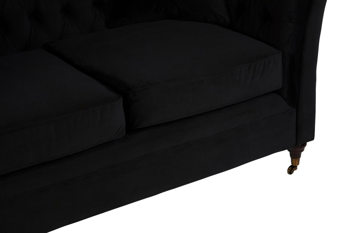 Naples 2 Seat Onyx Sofa