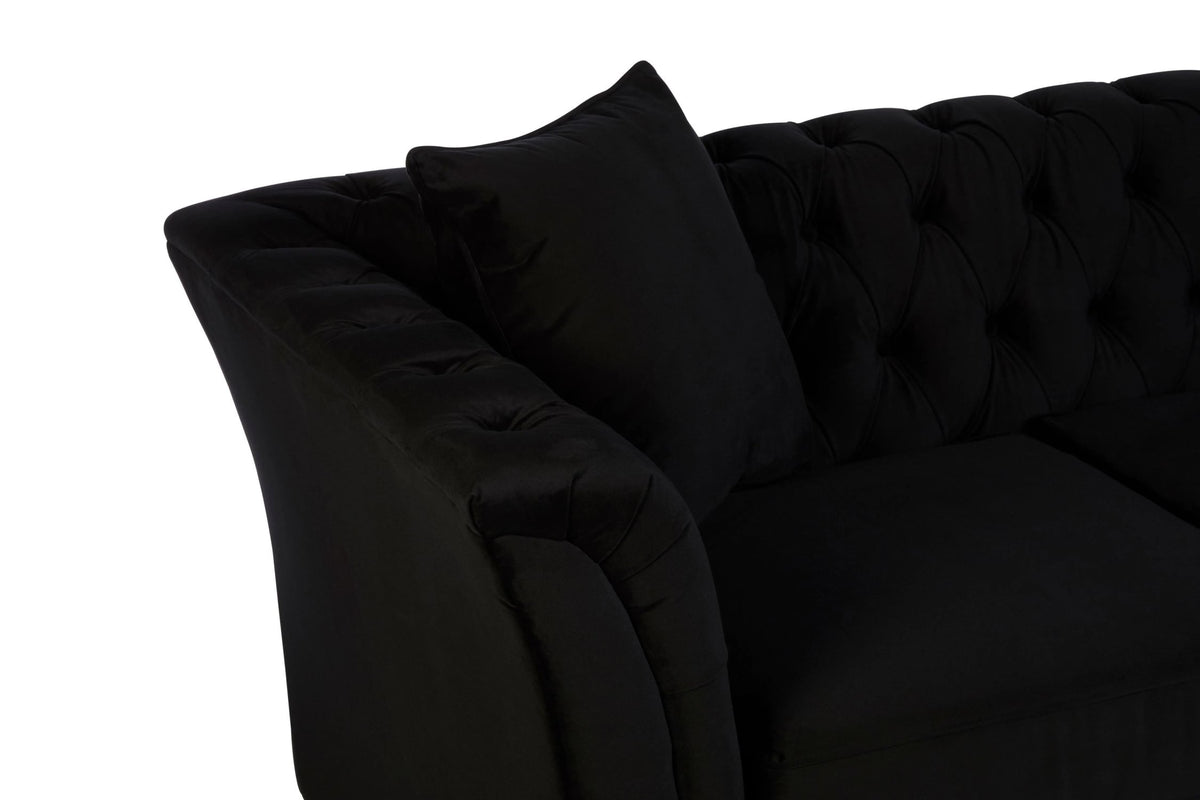 Naples 2 Seat Onyx Sofa