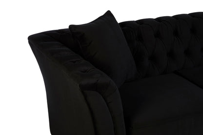 Naples 2 Seat Onyx Sofa