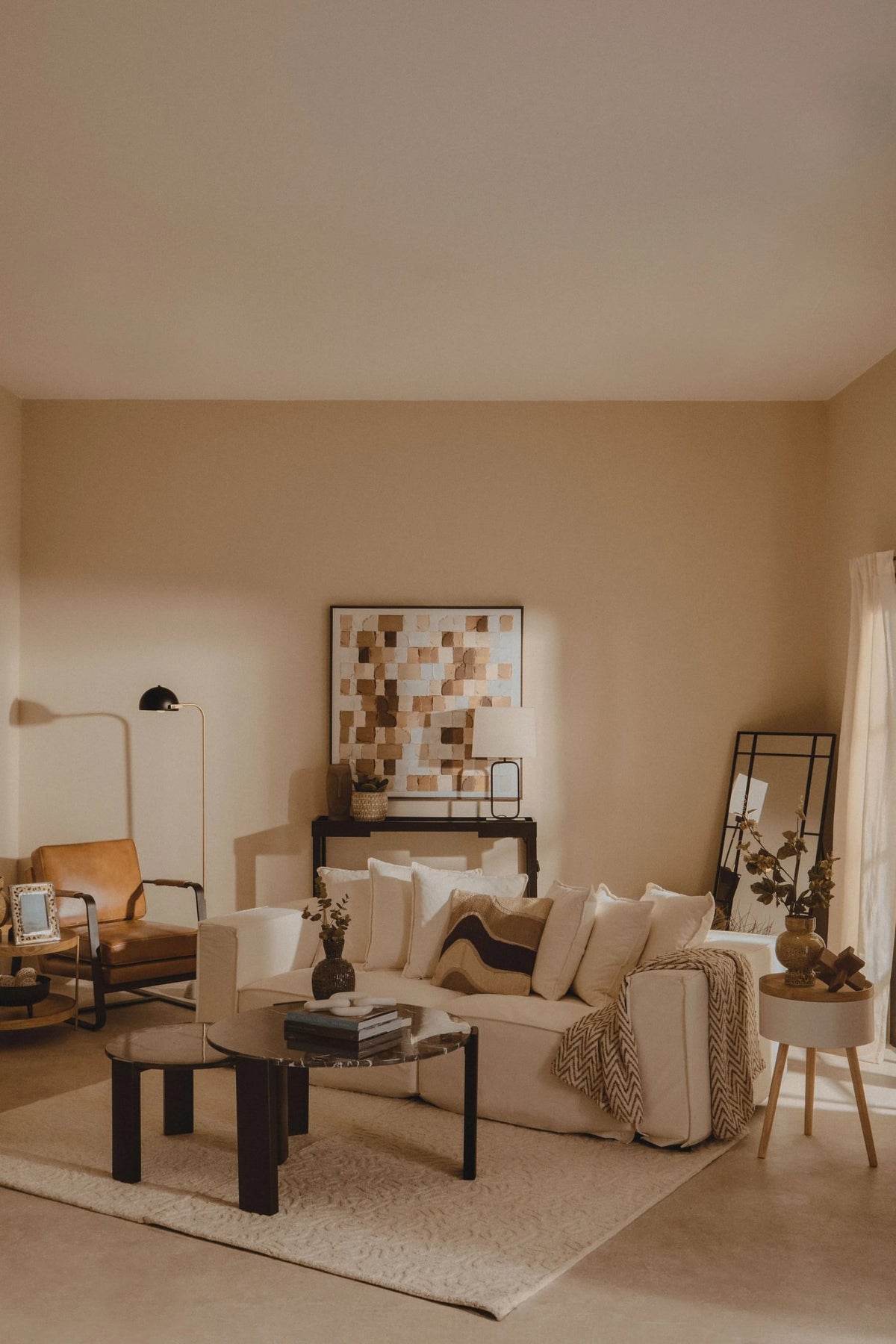 Notting Floor Lamp with Black Shade