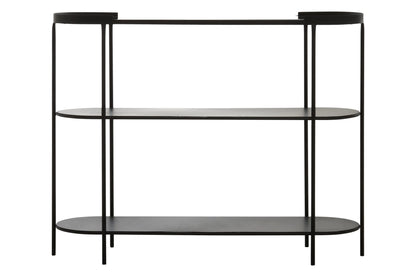 Bath Console Table with Glass Top