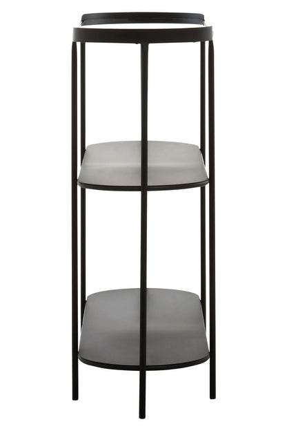 Bath Console Table with Glass Top