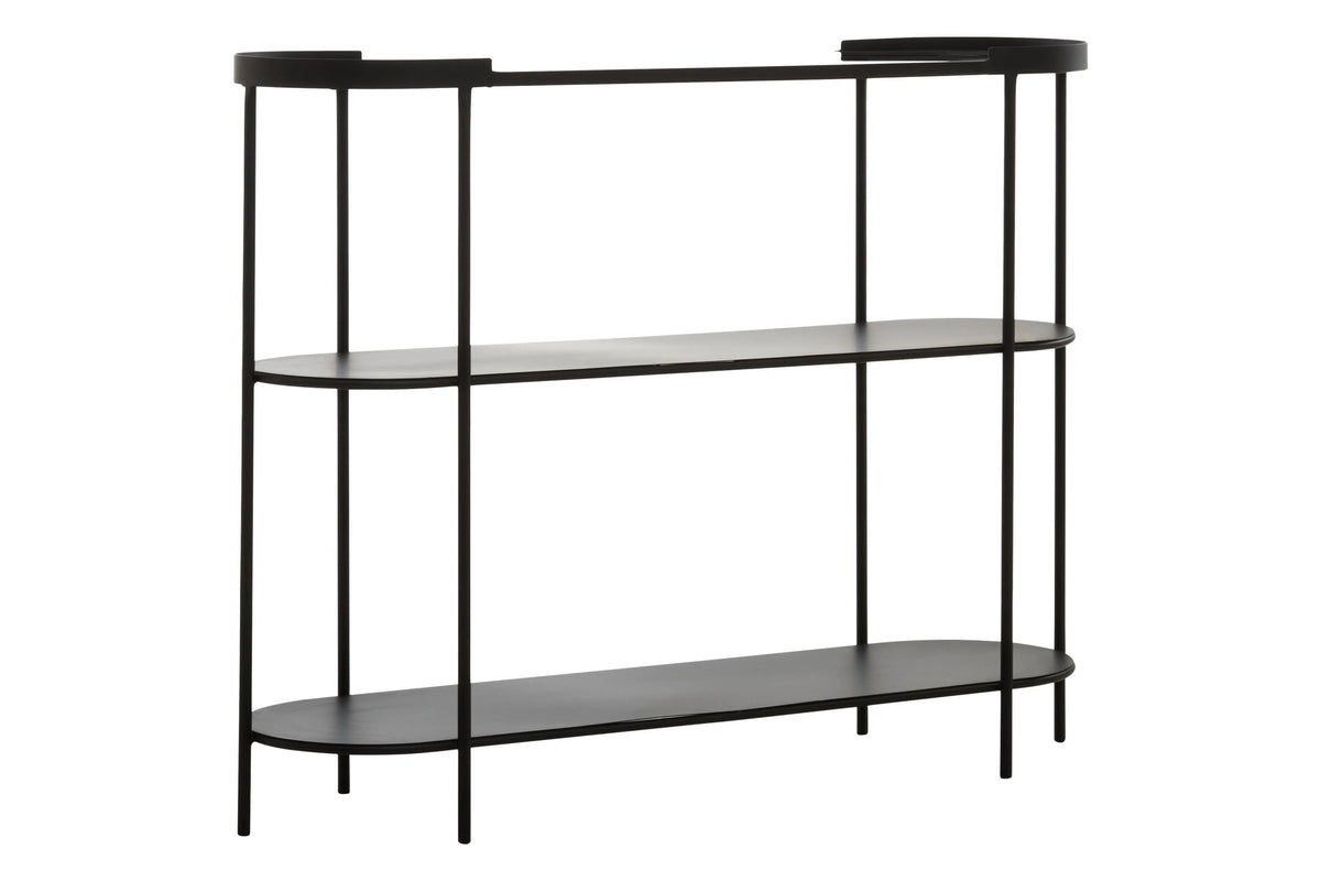 Bath Console Table with Glass Top