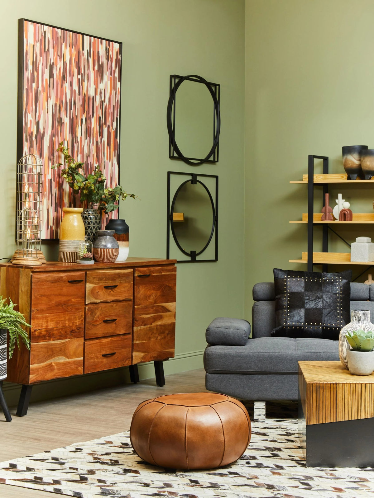 Florence Large Acacia Sideboard