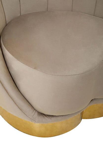 Blakeney Mink Velvet Chair