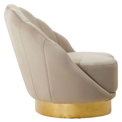 Blakeney Mink Velvet Chair