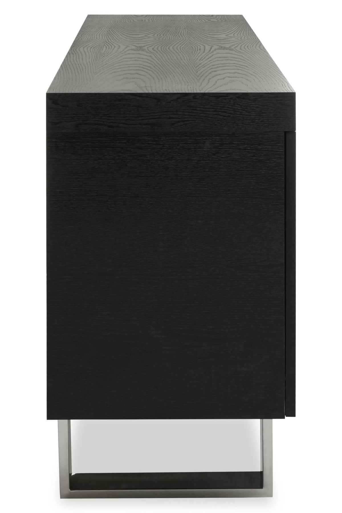 Porto Black Elm Wood Sideboard