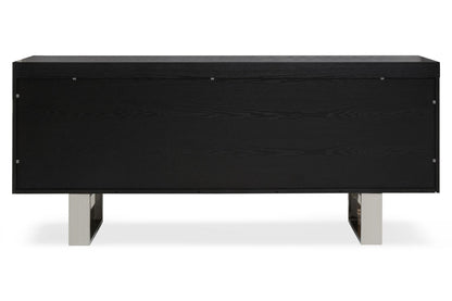 Porto Black Elm Wood Sideboard